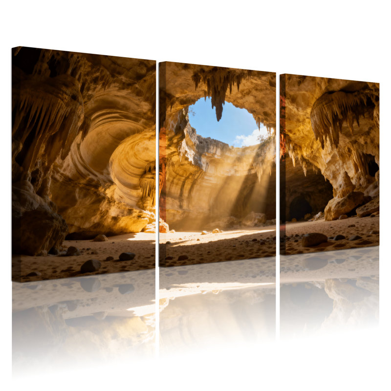 Ensemble de 3 impressions d'art sur toile, H 30 po x l 60 po