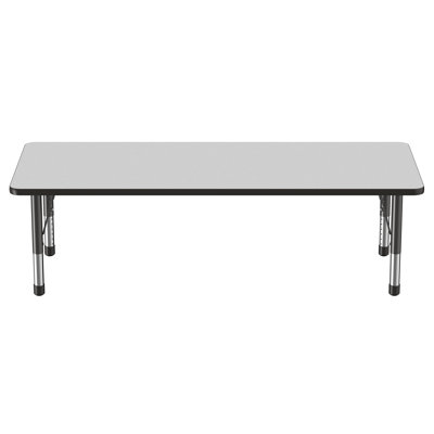 Rectangle T-Mold Adjustable Height Activity Table