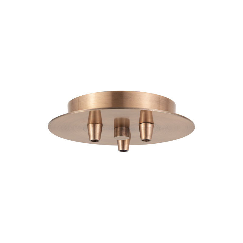 Luminaire suspendu 1 lumière McCardle, Cuivre antique