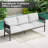Maine 3-Person Wicker Outdoor Sofa-114317783