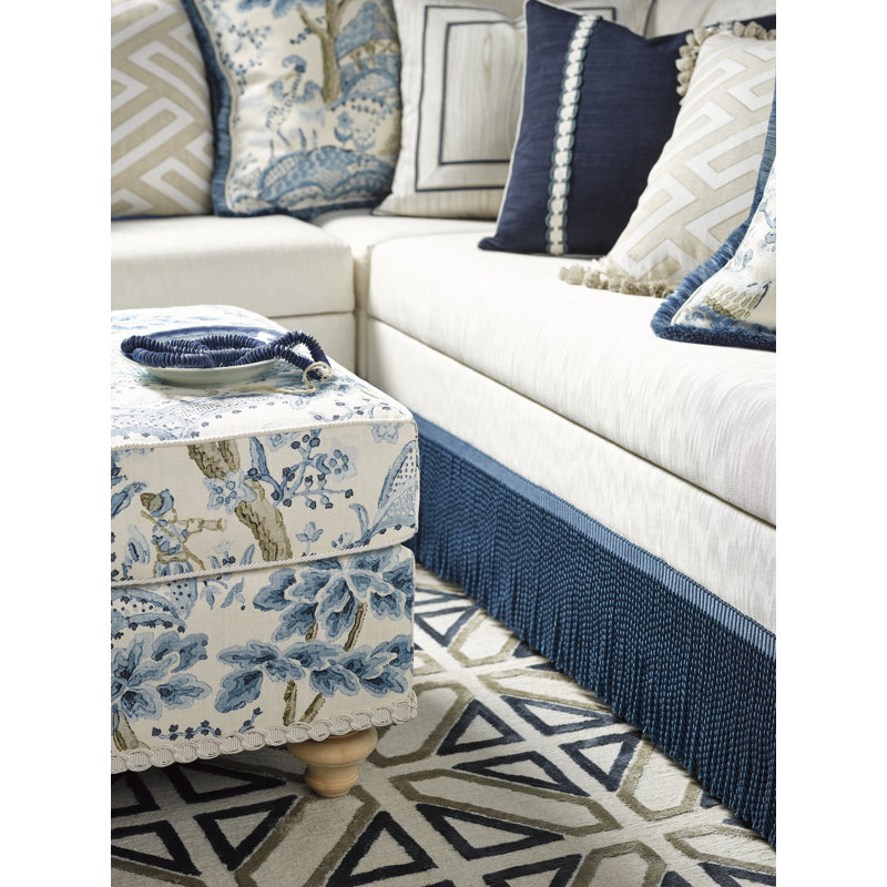 Merchante Faux Bois Weave Fabric, Ash