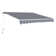 Dakota Fields 295cm W x 250cm D Polyester Cover Retractable Patio Awning