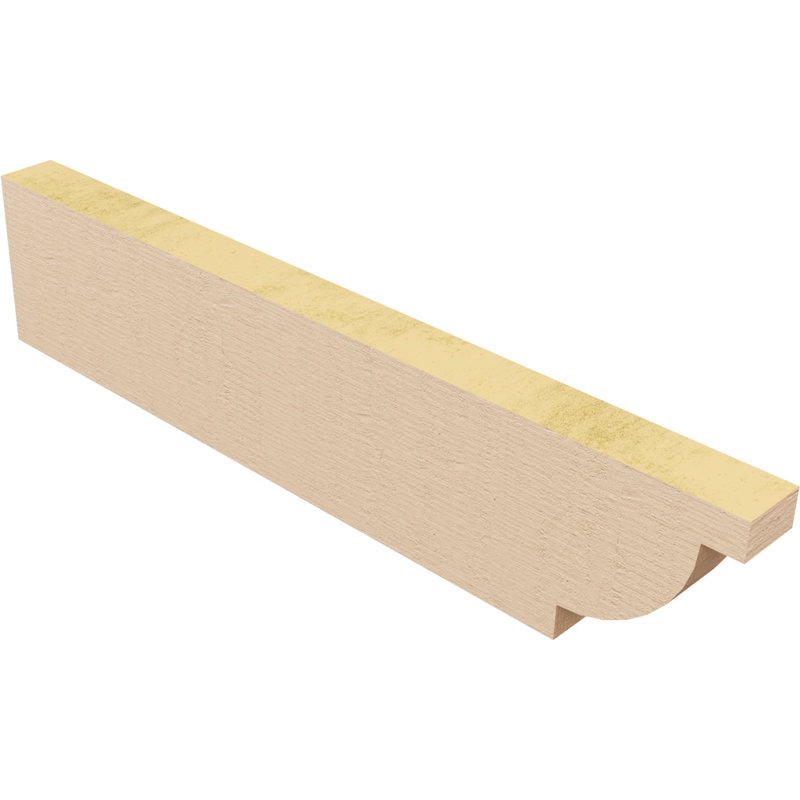 Queue de chevron Alpine Woodgrain TimberThane, brun clair apprêté, H 6 po x l 28 po x P 2 po