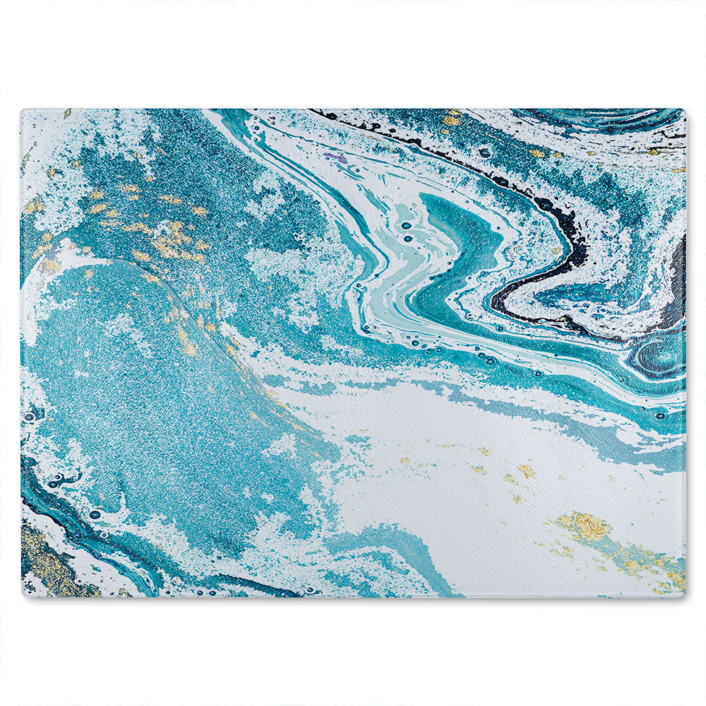 Marble In Glass Chopping Board