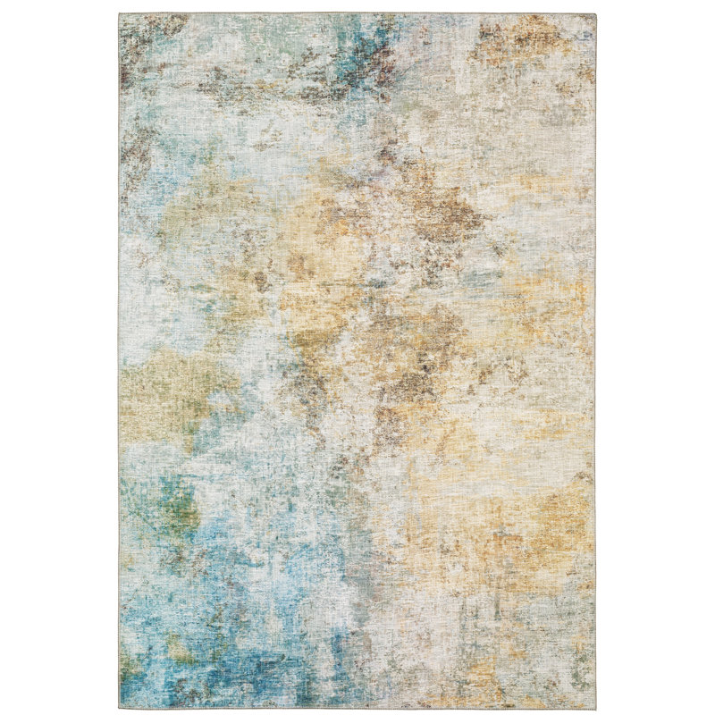 Kluesner Abstract Indoor Rug, Rectangle 5' x 7'