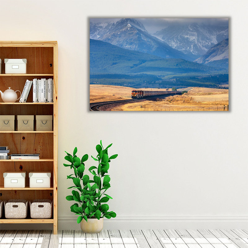 Train II - reproduction d'art sur toile, H 32 po x l 48 po