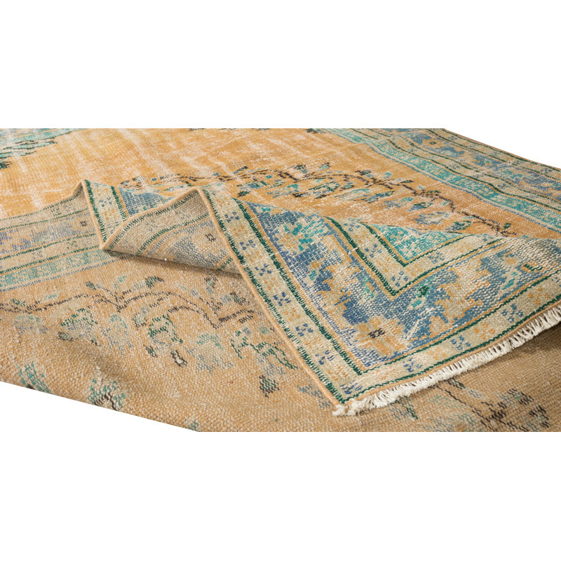 Tapis turc en laine fait à la main avec motif de médaillon