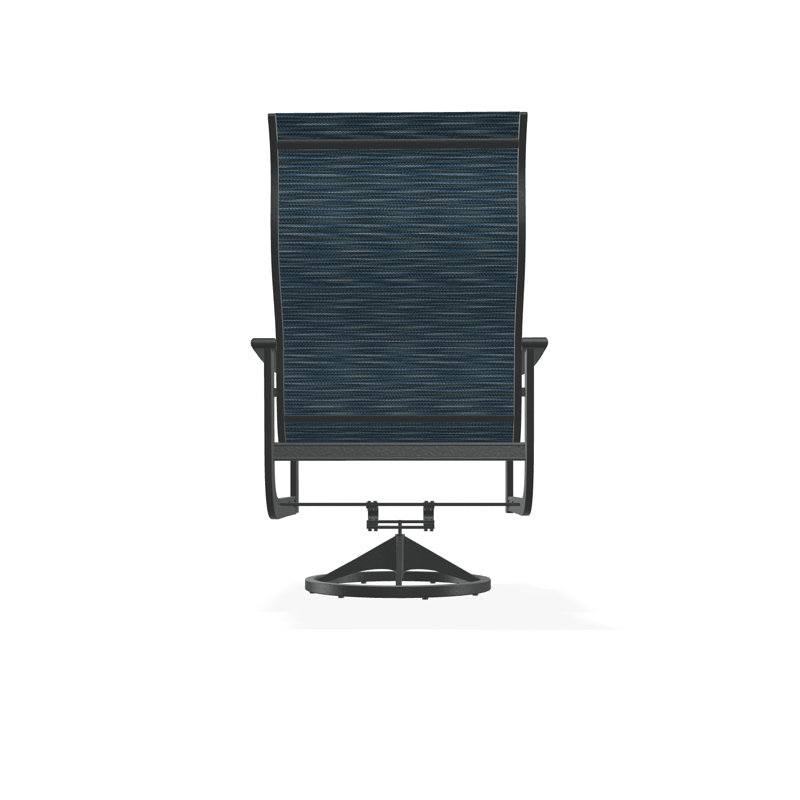 St. Catherine Polymer Outdoor Lounge Chair, Graphite, James