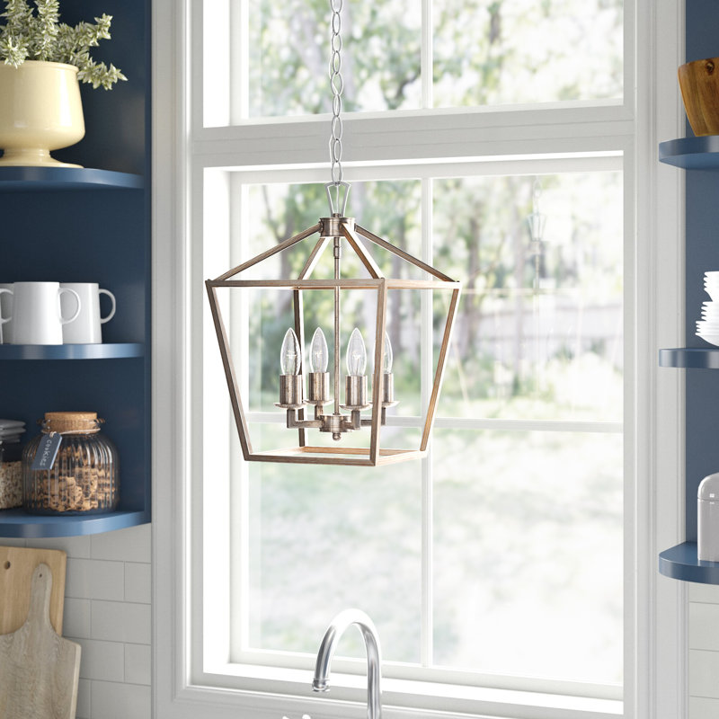 Cerrato 4 - Light Lantern Geometric Chandelier