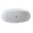 61.375'' x 31.125'' Freestanding Solid Surface Bathtub