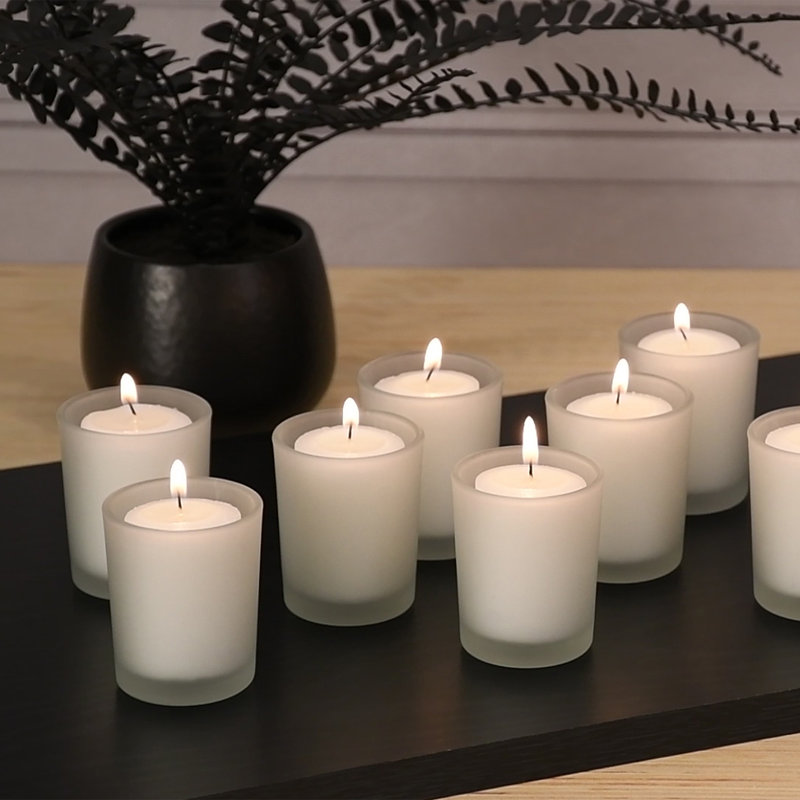 Votive Candles Holders - 12 Count, Frosted