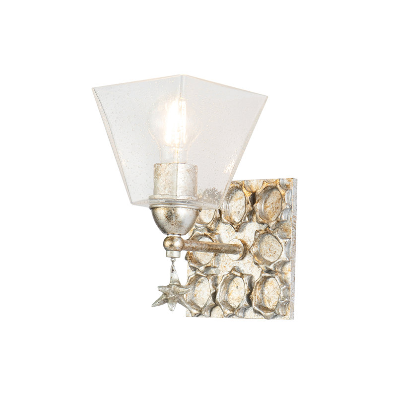 Meuble-lavabo 1 lumière Gallup Star, Argent argent