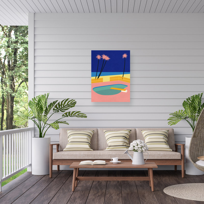 «Bolologi Malibu Beach», reproduction sur toile, H 47 po x l 35 po