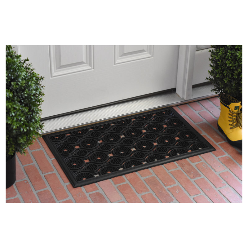 Kreutzer Non-Slip Geometric Outdoor Doormat