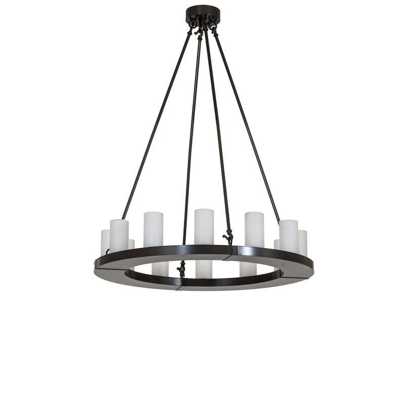Lustre 12 lumières 36 "de large Loxley