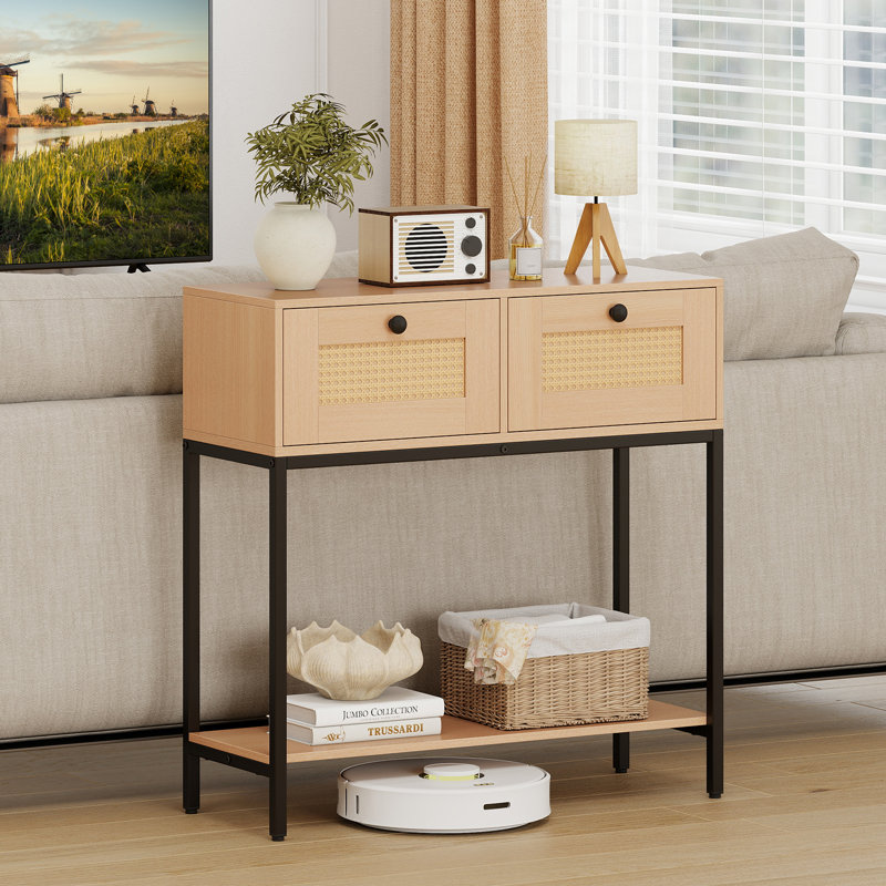 80cm Console Table, Natural