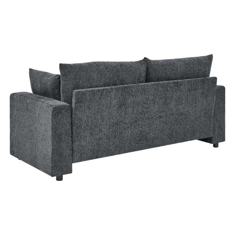 Oliver 71"W Lightweight Loveseat Sofa, Easy-to-Move Polyester Upholstered 2-Seater Couch for Small Space Apartment Dorm