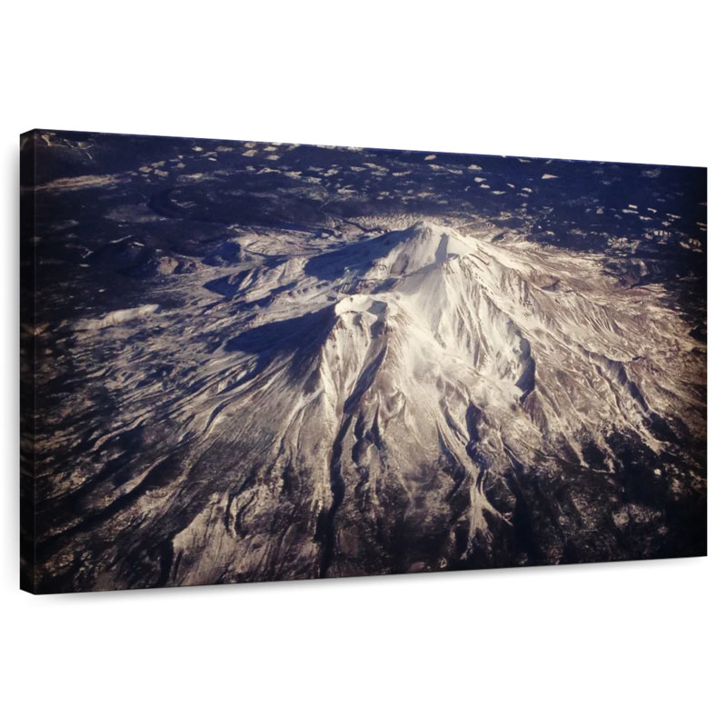 Alvord Mount Shasta Peak, 8" H x 12" W