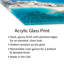 «Cancun From The Air I» par Matteo Colombo - reproduction de photo sur plastique / acrylique