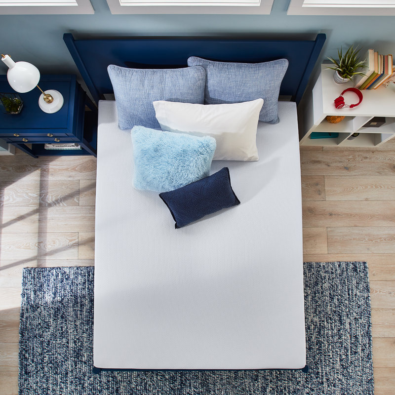 King White Gel Memory Foam Adjustable Bed Mattress