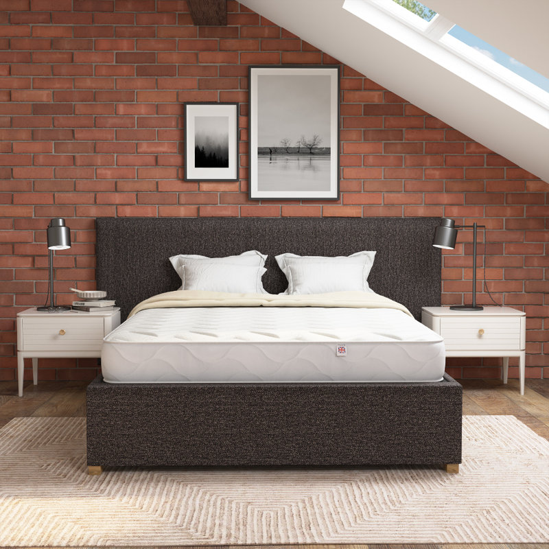 Durain White Noise Open Coil Mattress, Single (3')