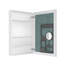 Armoire à pharmacie 24 po x l 36 po à surface sans miroir, avec bords biseautés et porte à ouverture à droite