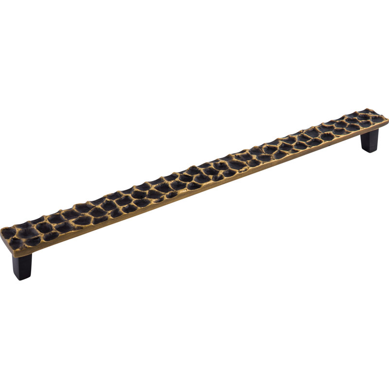Cobblestone 12 9/16" Center to Center Bar Pull, Brass Antique, 12 9/16" Center to Center