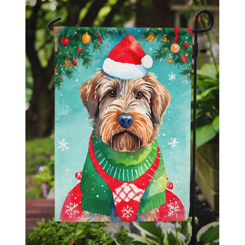 Double Sided Polyester Christmas, 15.5'' H x 11.25'' W