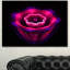 «Abstract Magenta Fractal Flower», reproduction d'impression sur toile tendue-63568067