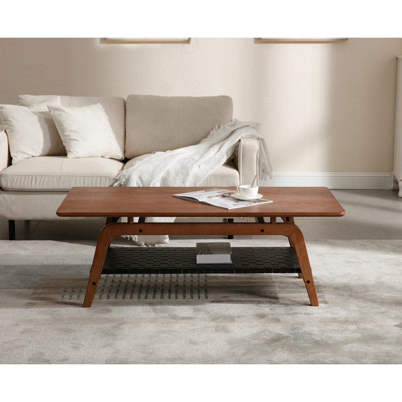Kehila Solid Wood Single Coffee Table, Brown