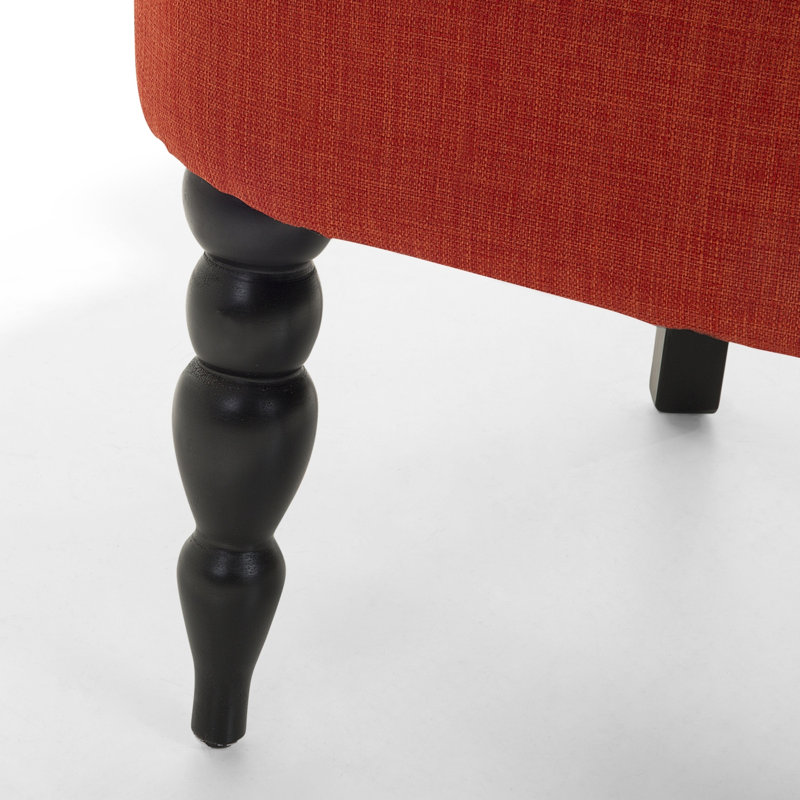 Jolie Upholstered Armchair, Red