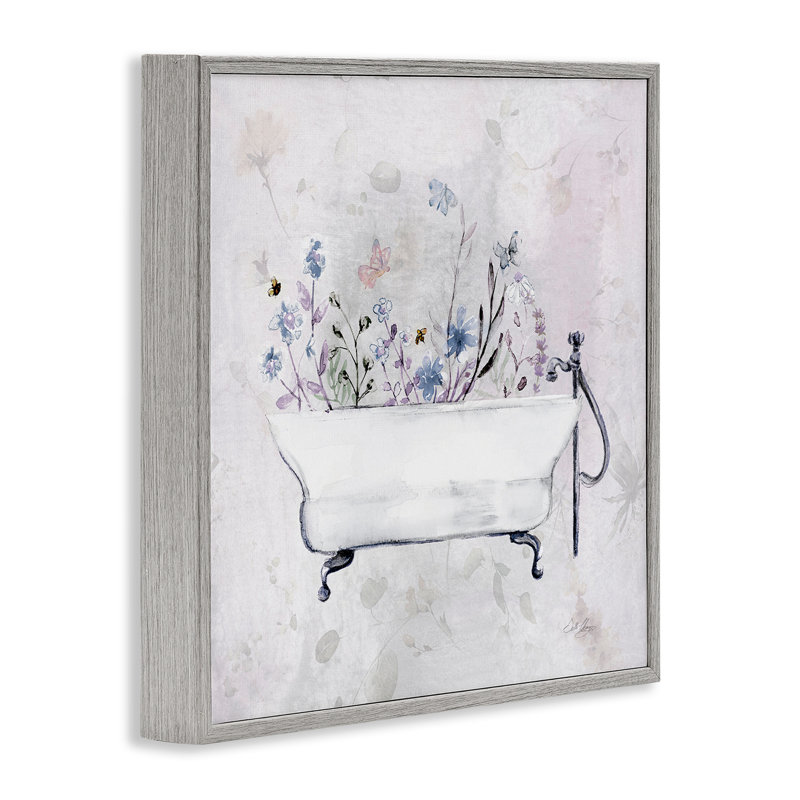 Giclée antique encadrée par Botanicals, design par Stella Chang, Estampe numérique Farmhouse, H 12 po x l 12 po