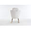 Fauteuil oscillant rembourré en tissu 055-Teddy