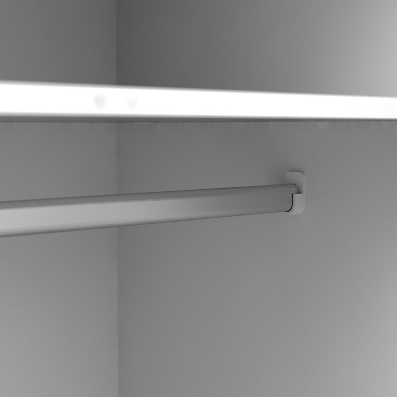 Litzy 3 Door Manufactured Wood Wardrobe