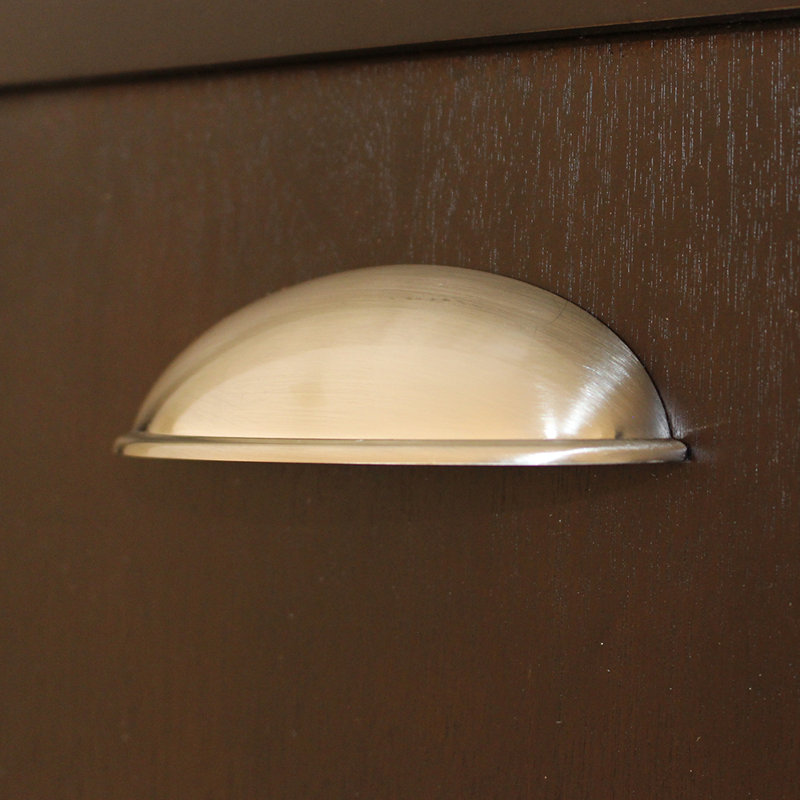 West Side 3" Centre to Centre Drawer Cup/Bin Pull Multipack, Satin Nickel