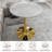 Marble-Top Round Side Table With Tapered Pedestal Base, Ideal For Living Room, Modern Minimalist Design-1195376984-1195376986