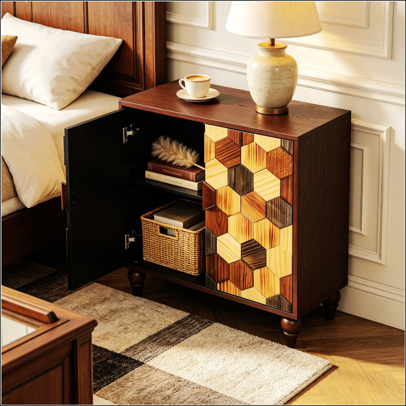 Buffet Honeycomb, Antique Brown