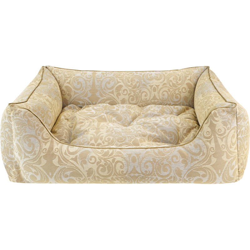 Orthopedic Pet Bed, Beige, Large (90cm W x 60cm D x 30cm H)