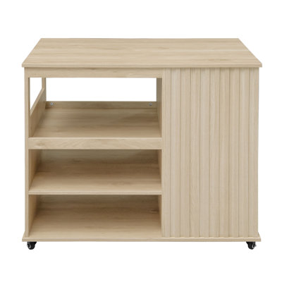 Modern Minimalist Mobile Kitchen Island