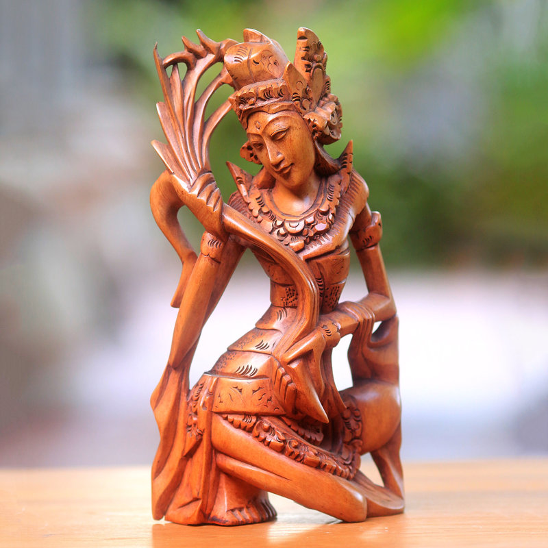 Sculpture en bois Danse sri