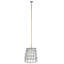 Luminaire suspendu géométrique à 1 lumière Kurtis