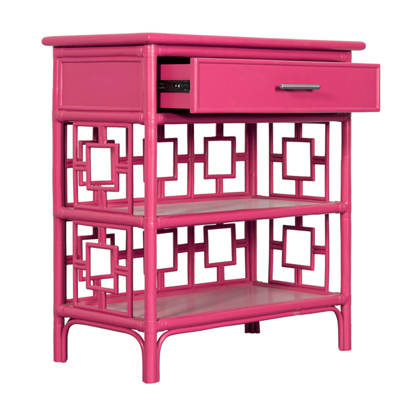 Sobe End Table, Hot Pink
