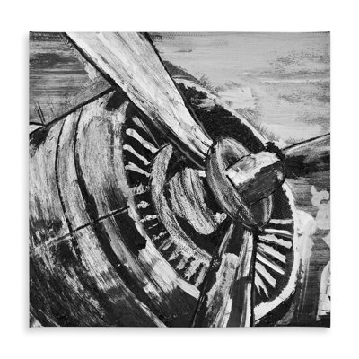 Vintage Airplane Propeller Tablecloth | Indoor/Outdoor Decor
