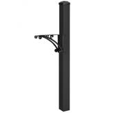 Whitehall Products Balmoral Aluminum Post Mounted Mailbox with Magnetic ...