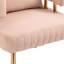 Chaise d'appoint avec pieds dorés-1122743385