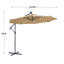Parasol d'extérieur à DEL 10 pi