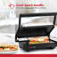 Gril électrique antiadhésif 2 tranches et presse à panini Holstein Housewares-80870893