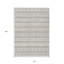 Tapis intérieur / extérieur lavable quadrilobe beige 10 pi x 14 pi
