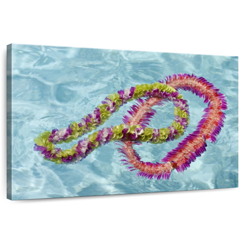 Leis In The Pool, 20" H x 30" W