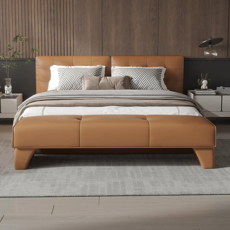Banc avec revêtement, H 17,72 po x l 78,74 po x P 19,69 po, Orange